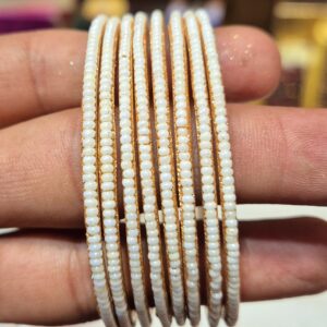 ब्रास में पतली 8 चूड़ी N25