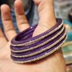 लाख 4 चूड़ी में वाइन कलर N38